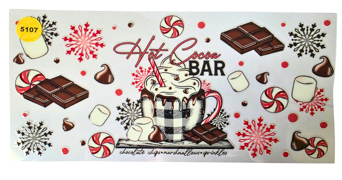 5107 HOT COCOA CUP DECAL