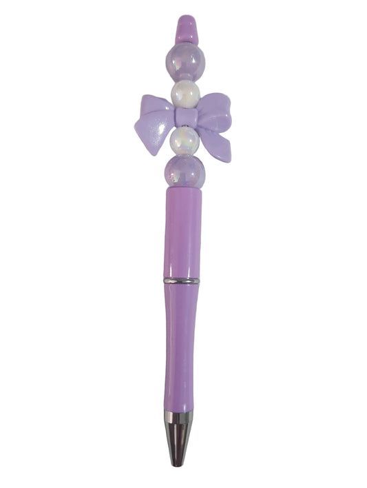 PURPLE PEN WITH PURPLE BOW
