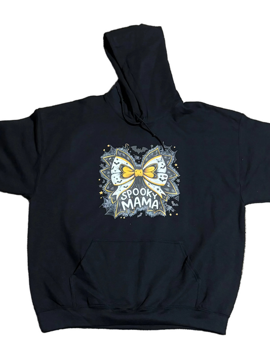 3XL SPOOKY MAMA BLACK HOODIE