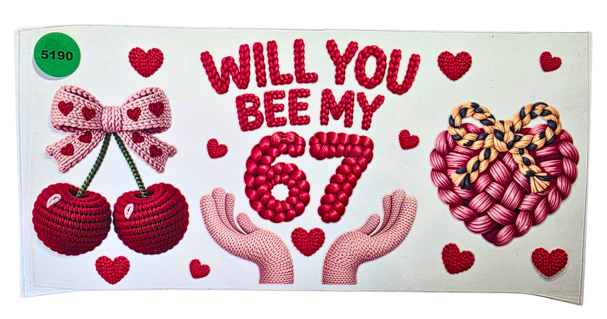 5190 WILL YOU BE MY 6 7 CUP DECAL