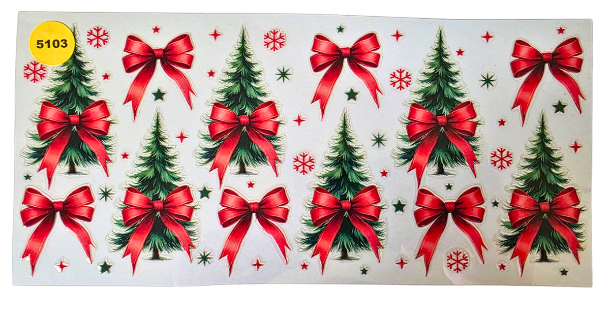 5103 CHRISTMAS TREE CUP DECAL