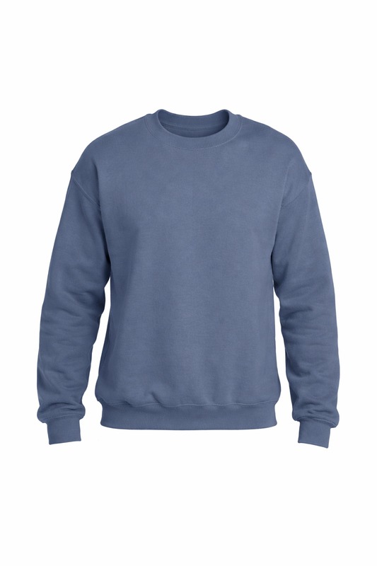 INDIGO BLUE CREWNECK