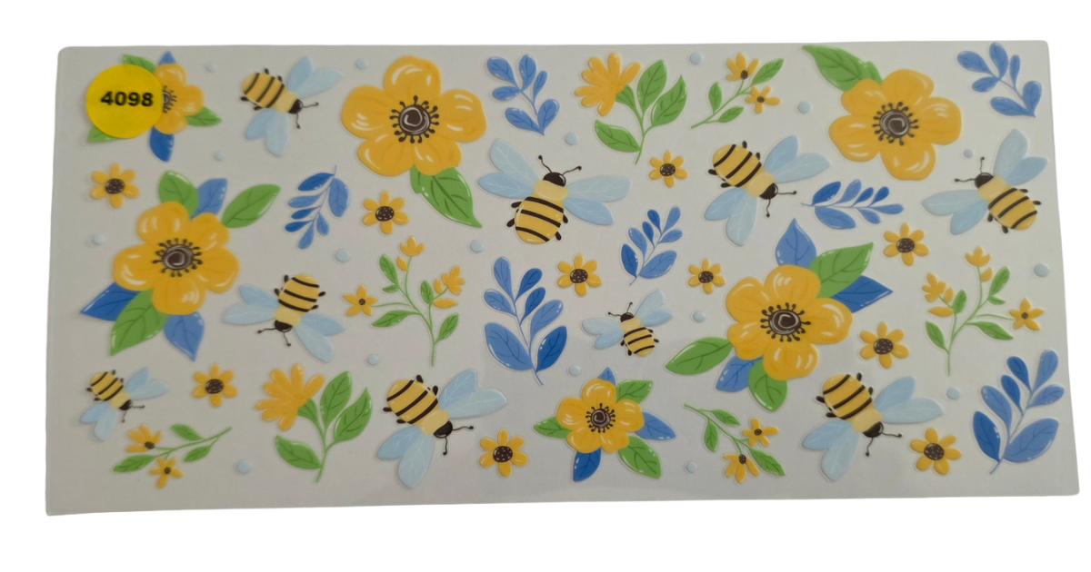 4098 FLOWERS & BEES