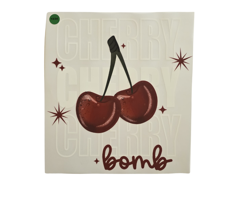1034 CHERRY BOMB SHIRT TRANSFER