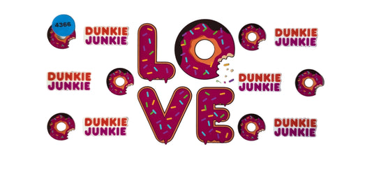 4366 DUNKIE JUNKIE CUP DECAL