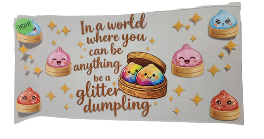 4828 GLITTER DUMPLING CUP DECAL
