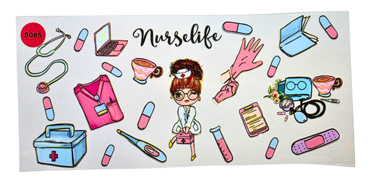 5085 NURSE CUP DECAL