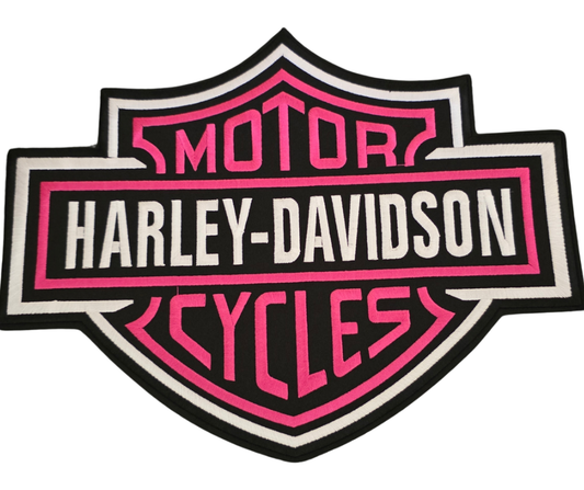 PINK HARLEY DAVIDSON PATCH TRANSFER