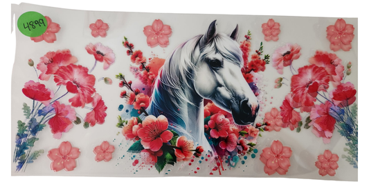4899 HORSES CUP DECAL