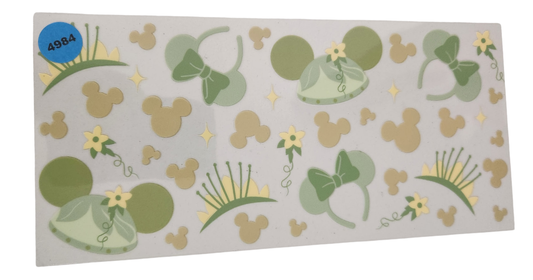 4984 MICKEY & MINNIE EARS CUP DECAL