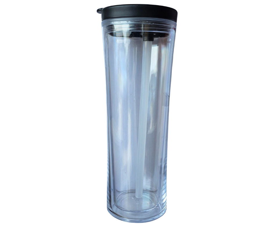 20oz BLACK FLIP STRAW