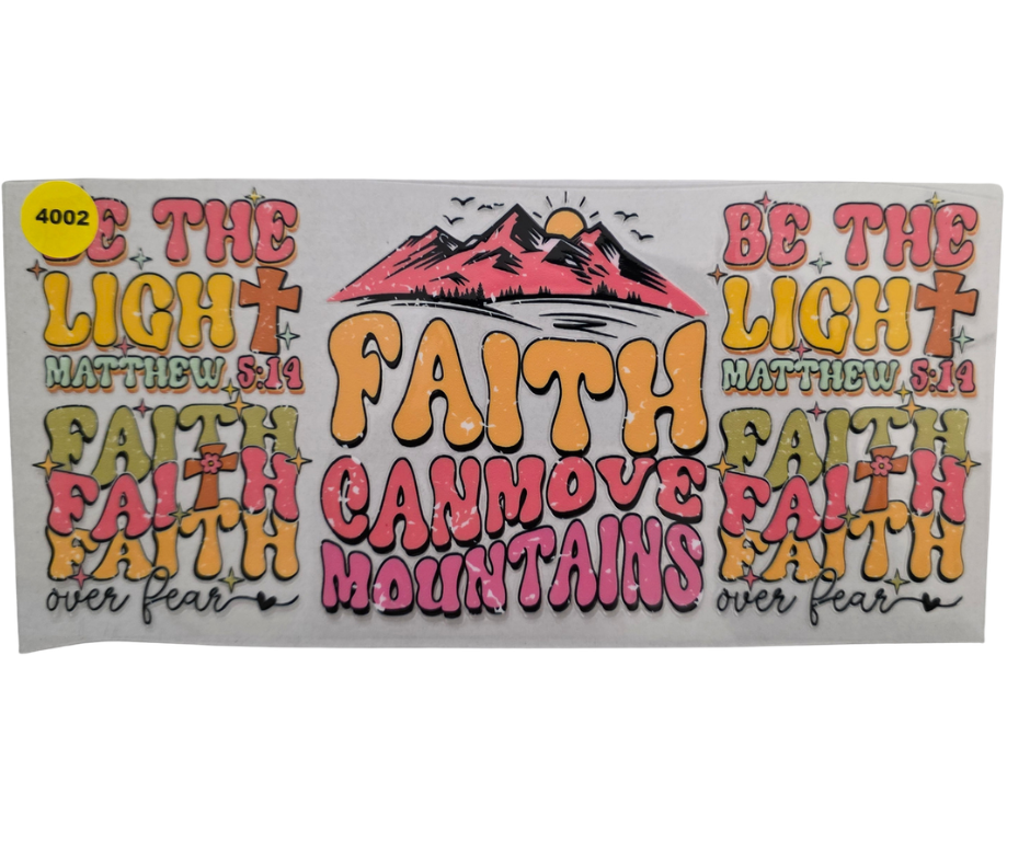 4002 FAITH CAN MOVE MOUNTAINS