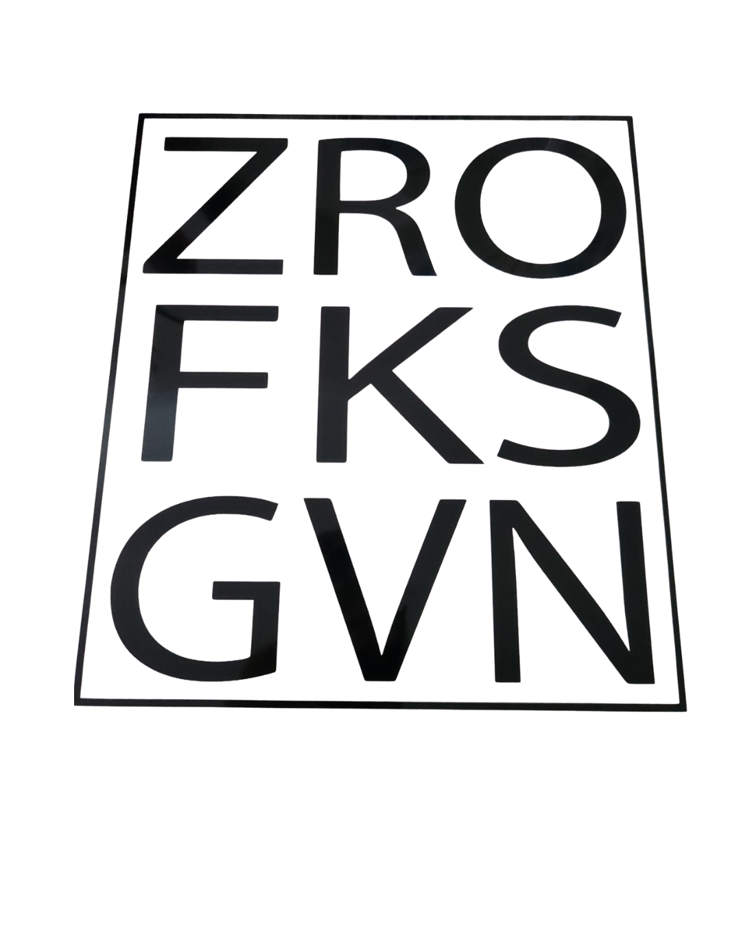 1161 ZERO FUCKS GIVEN SHIRT TRANSFER