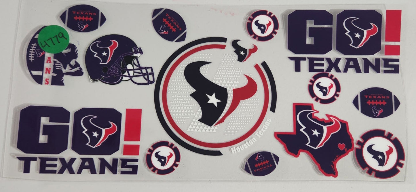 4779 TEXANS CUP DECAL