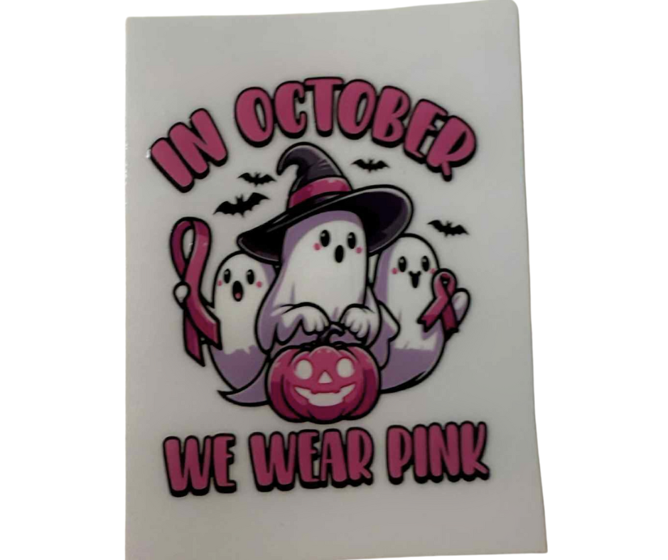 IN OCTOBER WE WEAR PINK GHOSTS (SINGLE)