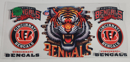 4757 BENGALS CUP DECAL