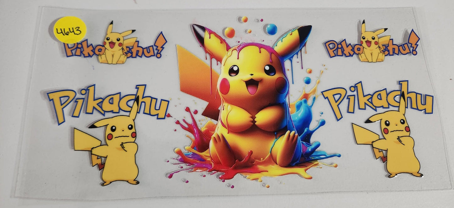 4643 PIKACHU CUP DECAL