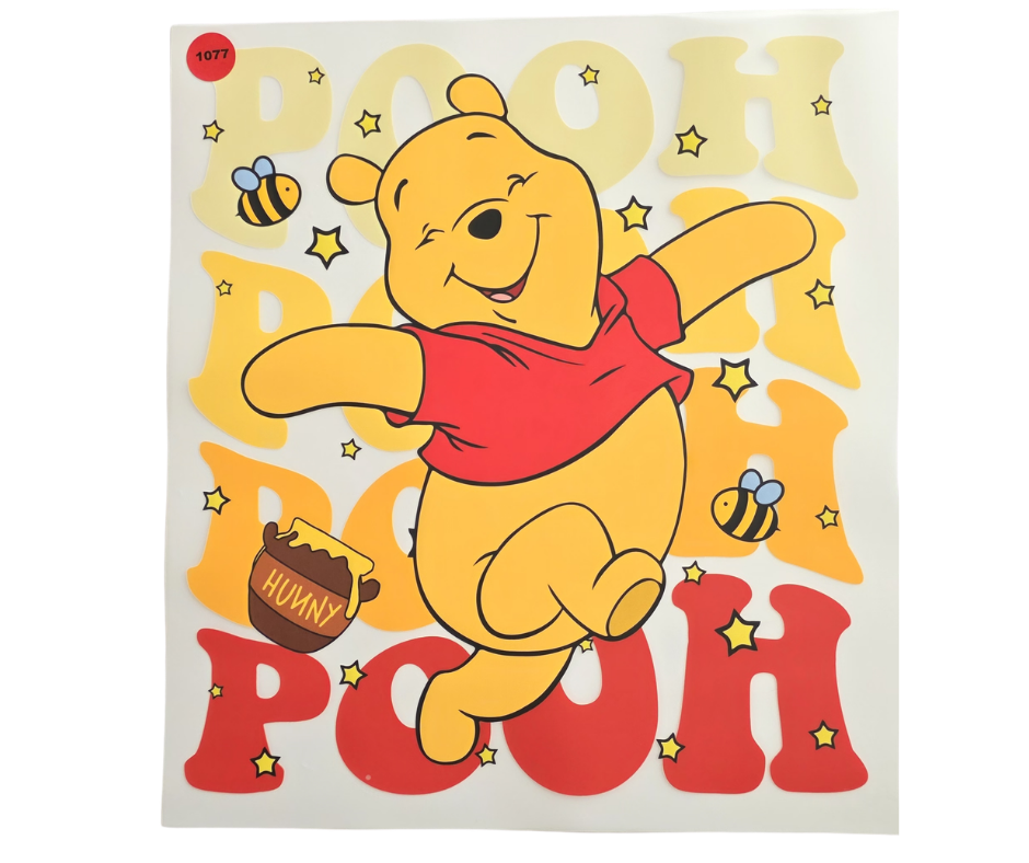 1077 POOH SHIRT TRANSFER