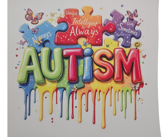 110 AUTISM PUZZLE PIECES