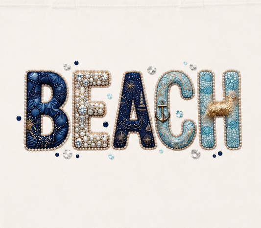 BEACH TOTE BAG TRANSFER