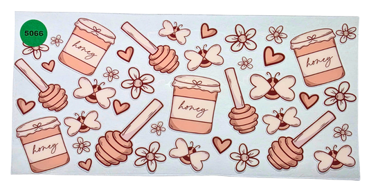 5066 HONEY CUP DECAL