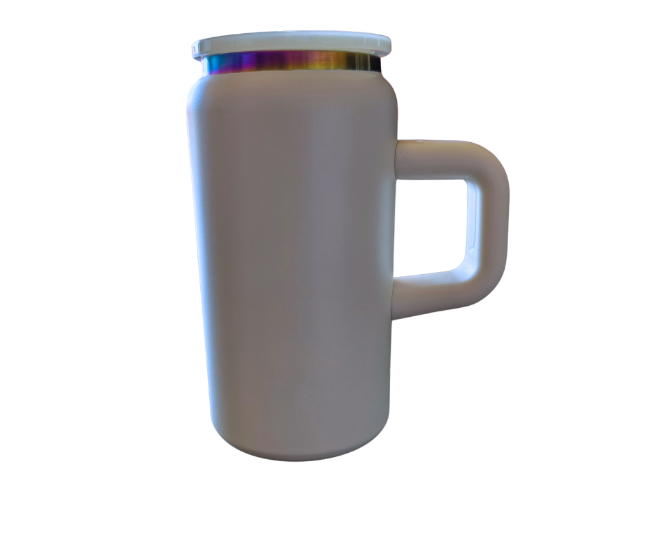 16oz WHITE HANDLE (DECAL ONLY)