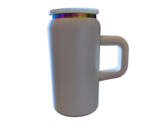 16oz WHITE HANDLE (DECAL ONLY)