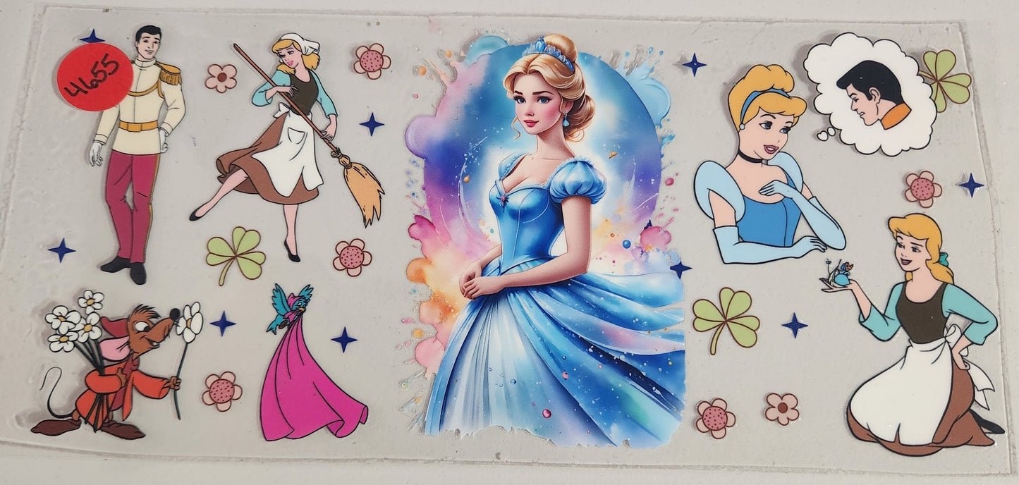 4655 CINDERELLA CUP DECAL