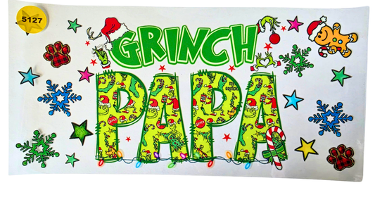 5127 GRINCH PAPA CUP DECAL