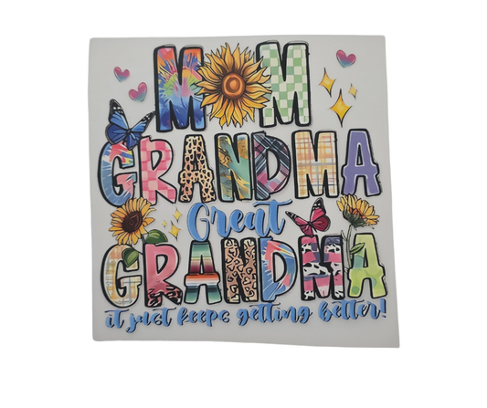 7 MOM GRANDMA GREAT GRANDMA