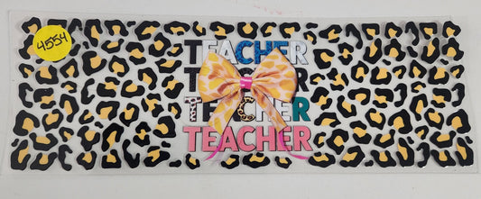 4554 TEACHER CUP DECAL