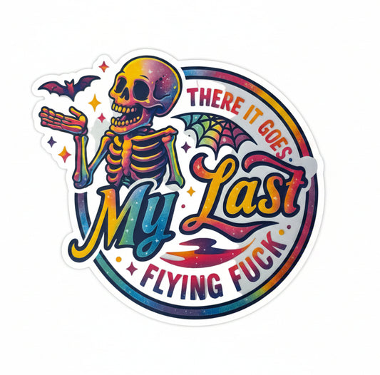LAST FLYING FUCK TOTE BAG TRANSFER