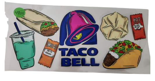 4905 TACO BELL CUP DECAL