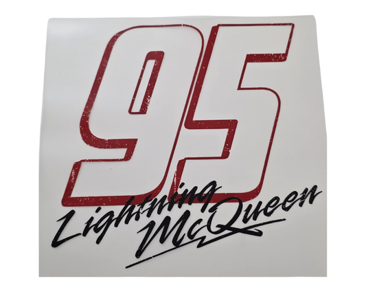 K1  LIGHTNING MCQUEEN KIDS SHIRT TRANSFER