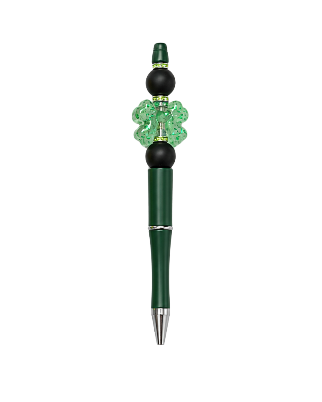 DARK GREEN PEN WITH BOW