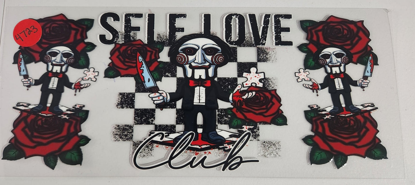 4723 SAW SELF LOVE CUP DECAL