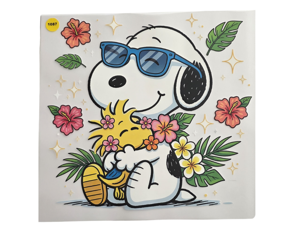 1087 SNOOPY SHIRT TRANSFER