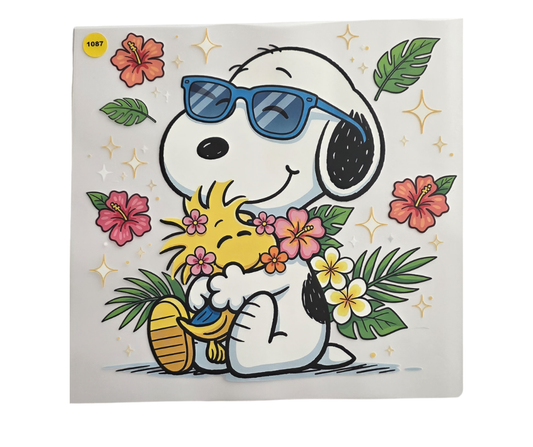 1087 SNOOPY SHIRT TRANSFER