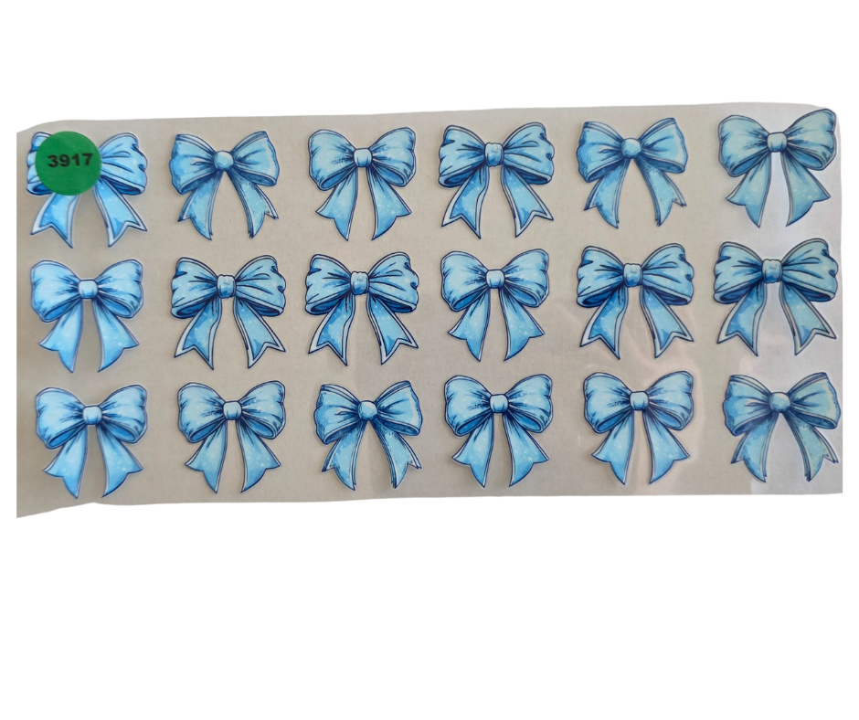 3917 BLUE BOWS
