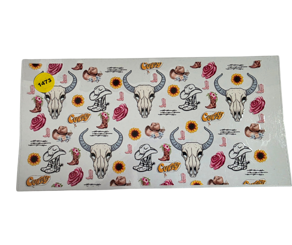 1473 COW SKULLS & BOOTS