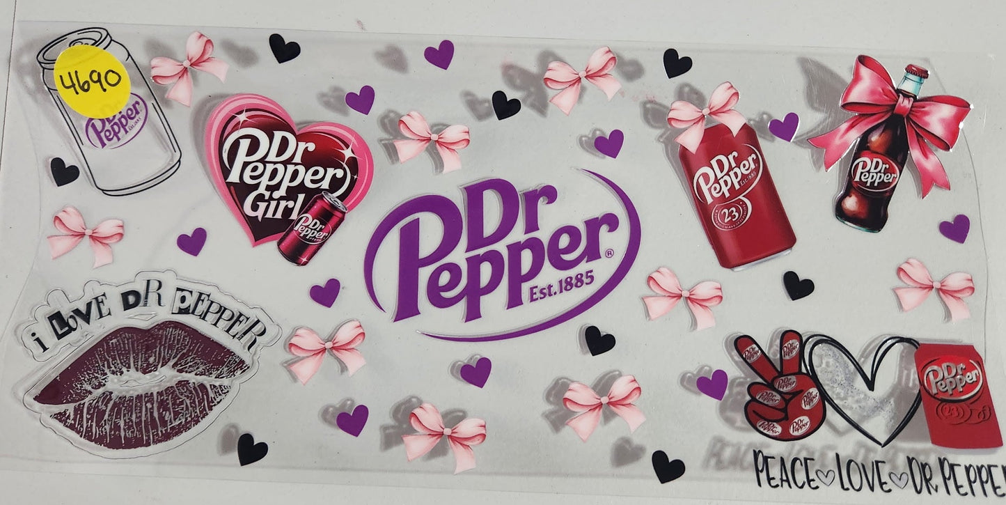 4690 DR PEPPER CUP DECAL