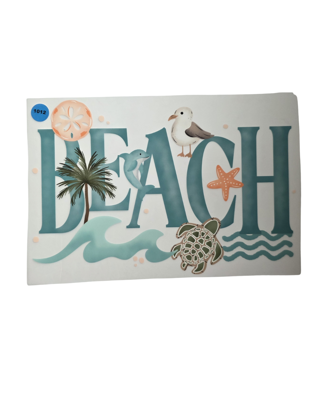 1012 BEACH SHIRT TRANSFER