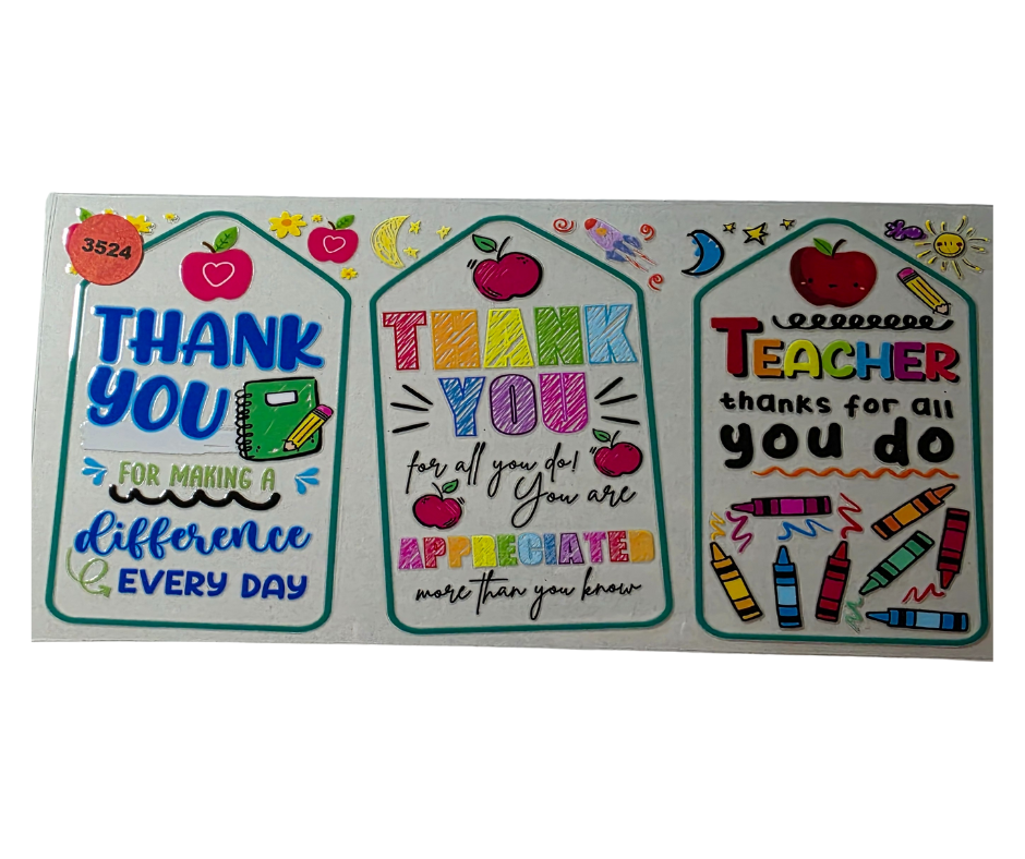 3524 TEACHER APPRECIATION