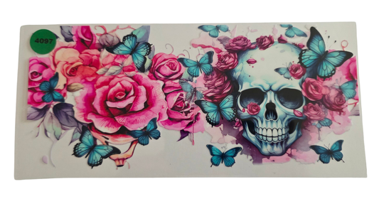 4097 SKELETON & ROSES