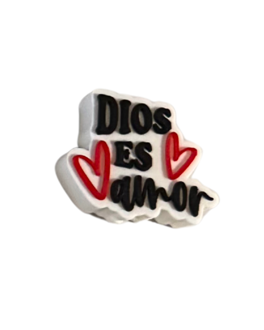 DIOS ES AMOR STRAW TOPPER