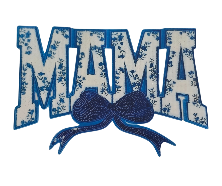 394 BLUE MAMA RIBBON TRANSFER