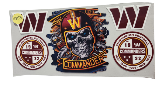 4853 COMMANDERS CUP DECAL