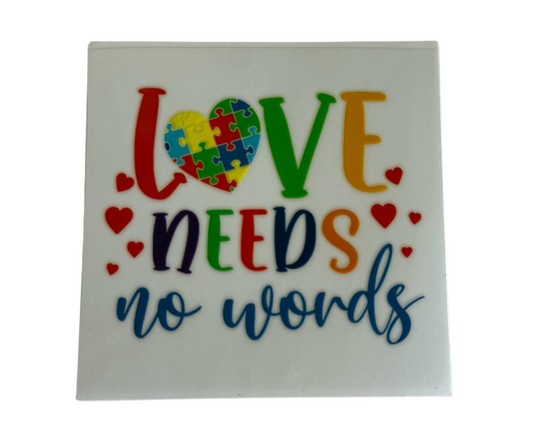 LOVE NEEDS NO WORDS (SINGLE)