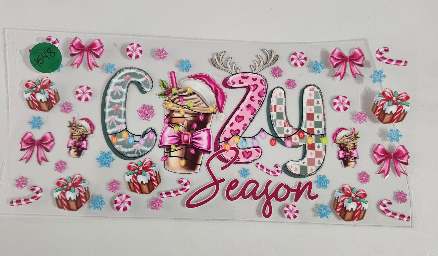4548 COZY SEASON CUP DECAL