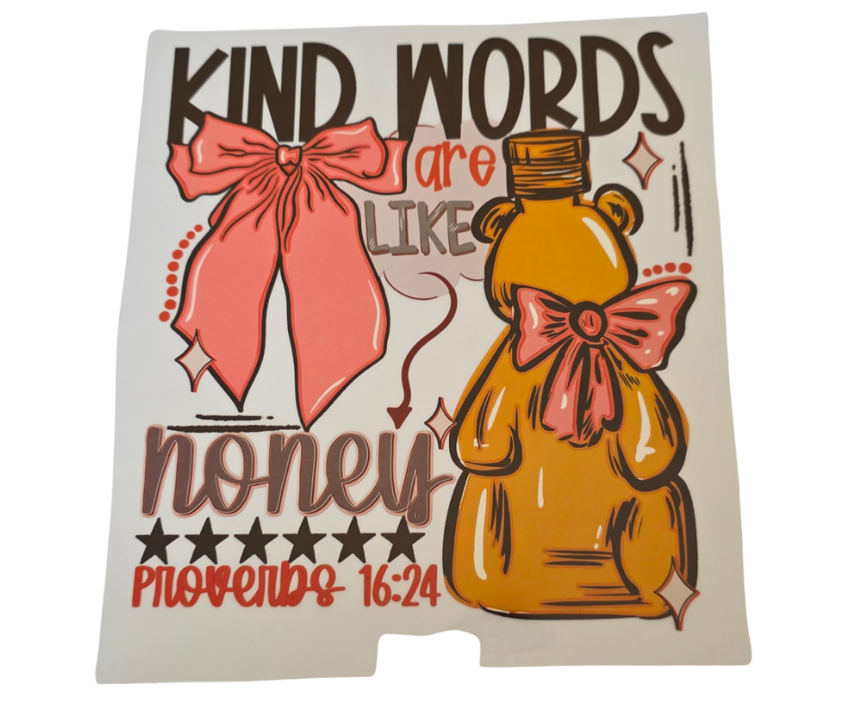 942 KIND WORDS ARE LIKE HONEY